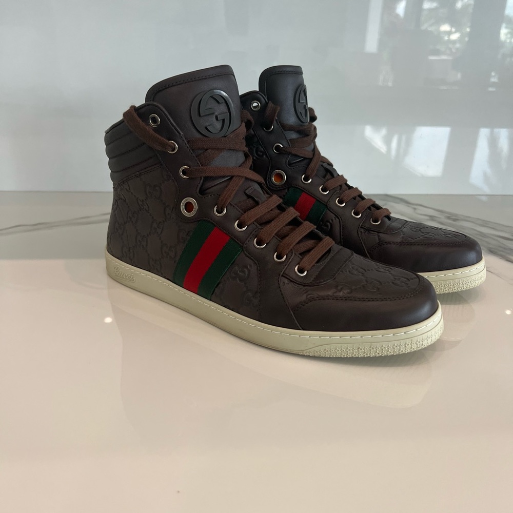 Gucci hightops Gucci 10, fits us 11